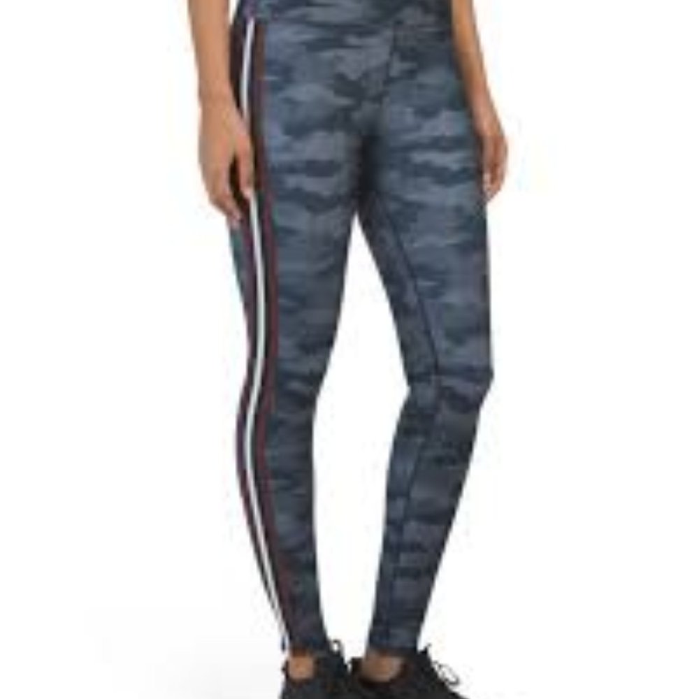 Blue Camo Leggings